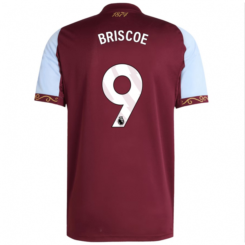 ילדים Elijah Briscoe #9 בורדו תכלת ג'רזי ביתית 2025/26 חולצה קצרה