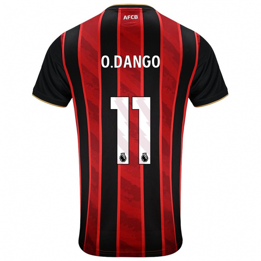 ילדים דנגו אואטארה #11 אדום שחור ג'רזי ביתית 2025/26 חולצה קצרה