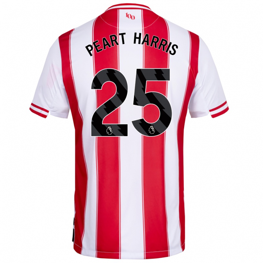 ילדים מיילס פירט-האריס #25 אדום לבן ג'רזי ביתית 2025/26 חולצה קצרה