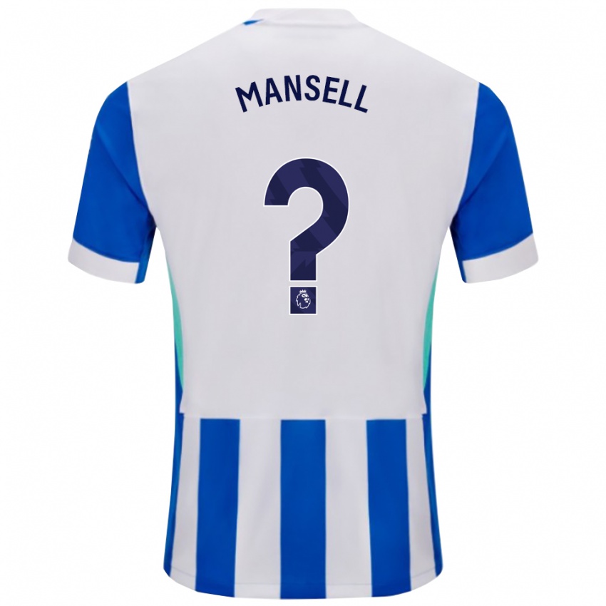 ילדים אלפי מנסל #0 כחול לבן ג'רזי ביתית 2025/26 חולצה קצרה