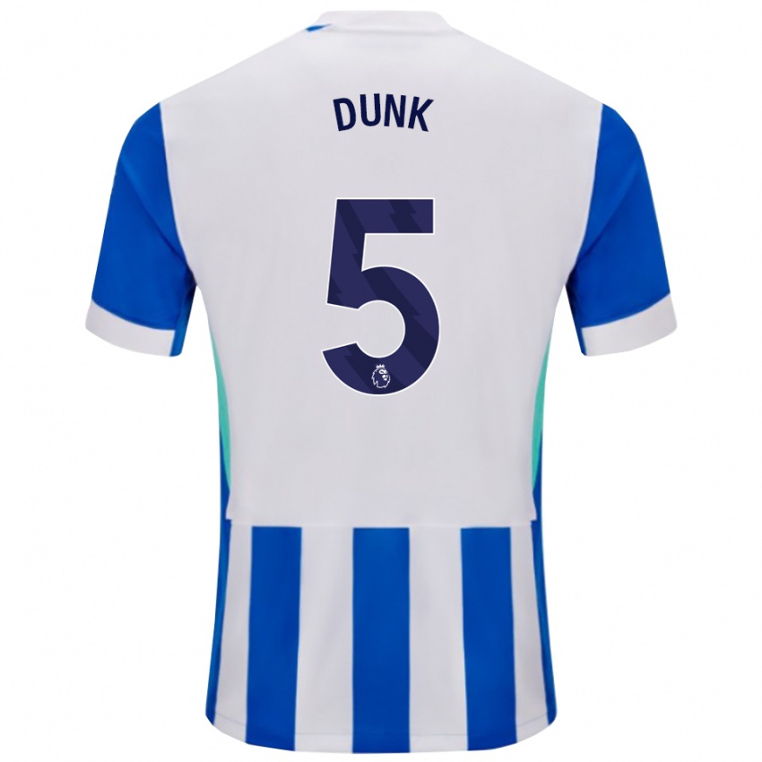 ילדים לואיס דאנק #5 כחול לבן ג'רזי ביתית 2025/26 חולצה קצרה