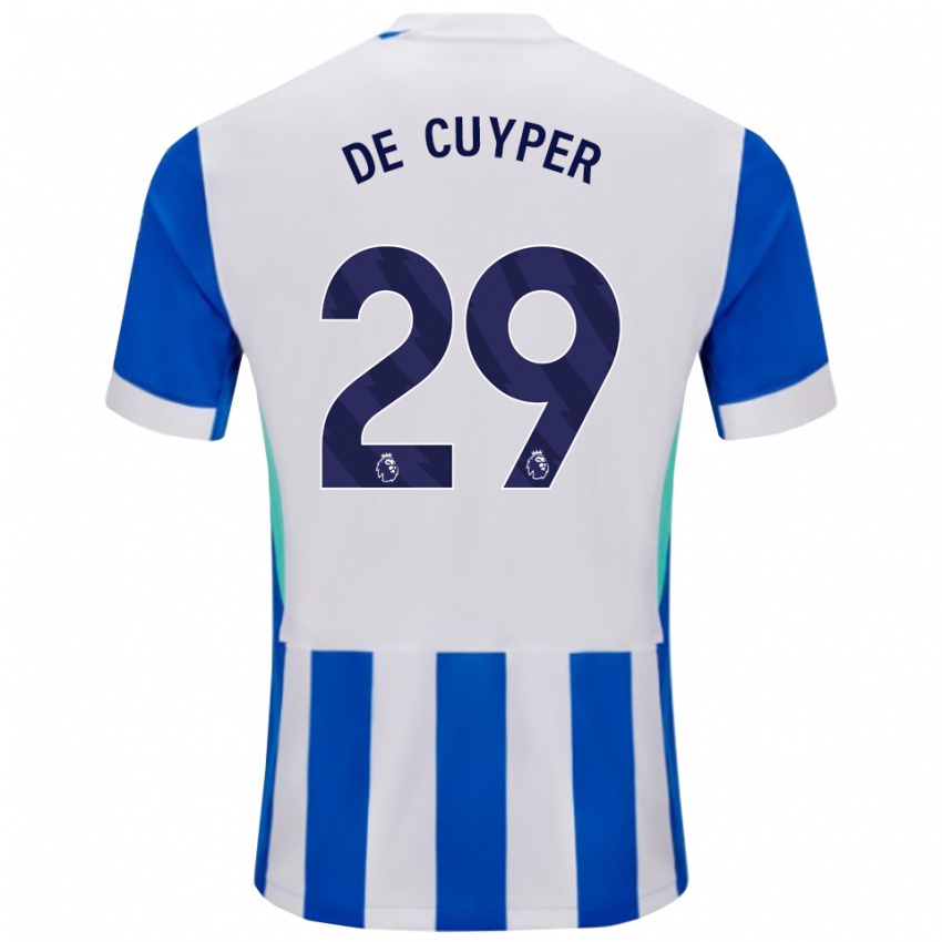 ילדים מקסים דה קויפר #29 כחול לבן ג'רזי ביתית 2025/26 חולצה קצרה