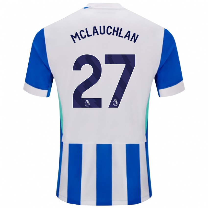 ילדים רייצ'ל מקלאוקלן #27 כחול לבן ג'רזי ביתית 2025/26 חולצה קצרה