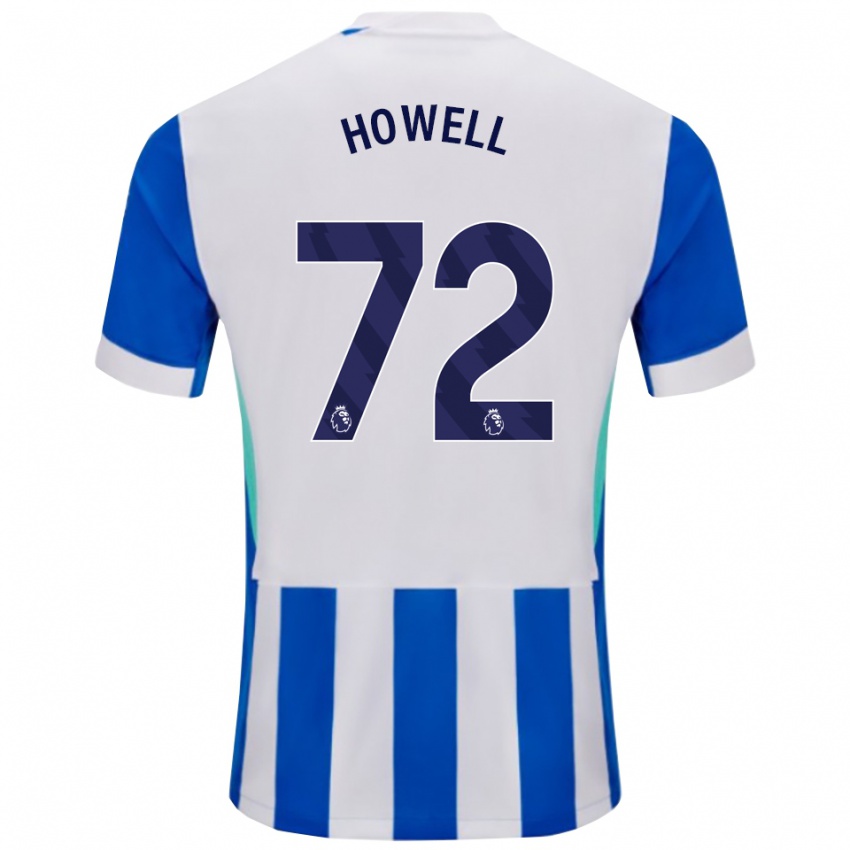 ילדים Harry Howell #72 כחול לבן ג'רזי ביתית 2025/26 חולצה קצרה