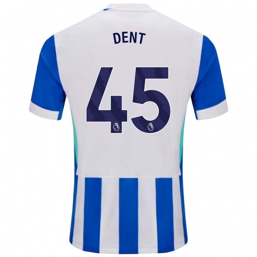 ילדים Lily Dent #45 כחול לבן ג'רזי ביתית 2025/26 חולצה קצרה