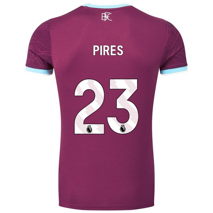 ילדים לוקאס פירס #23 בורדו תכלת ג'רזי ביתית 2025/26 חולצה קצרה