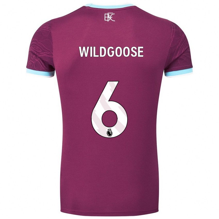 ילדים מיקליה וילדגוס #6 בורדו תכלת ג'רזי ביתית 2025/26 חולצה קצרה
