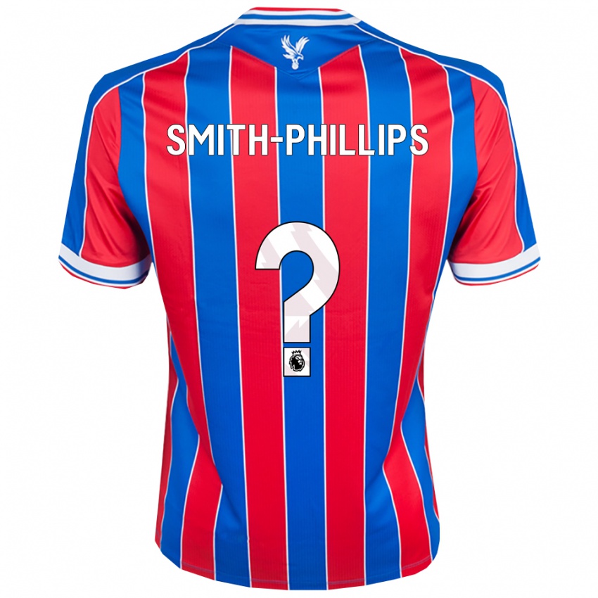 ילדים Kairo Smith-Phillips #0 כחול אדום לבן ג'רזי ביתית 2025/26 חולצה קצרה