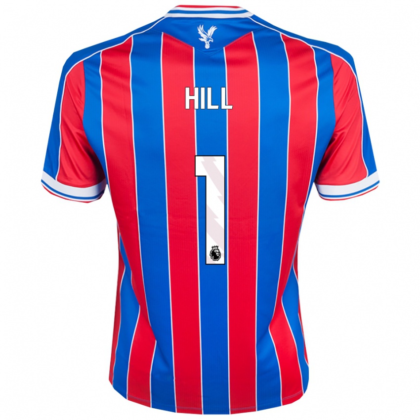 ילדים Marcus Hill #1 כחול אדום לבן ג'רזי ביתית 2025/26 חולצה קצרה