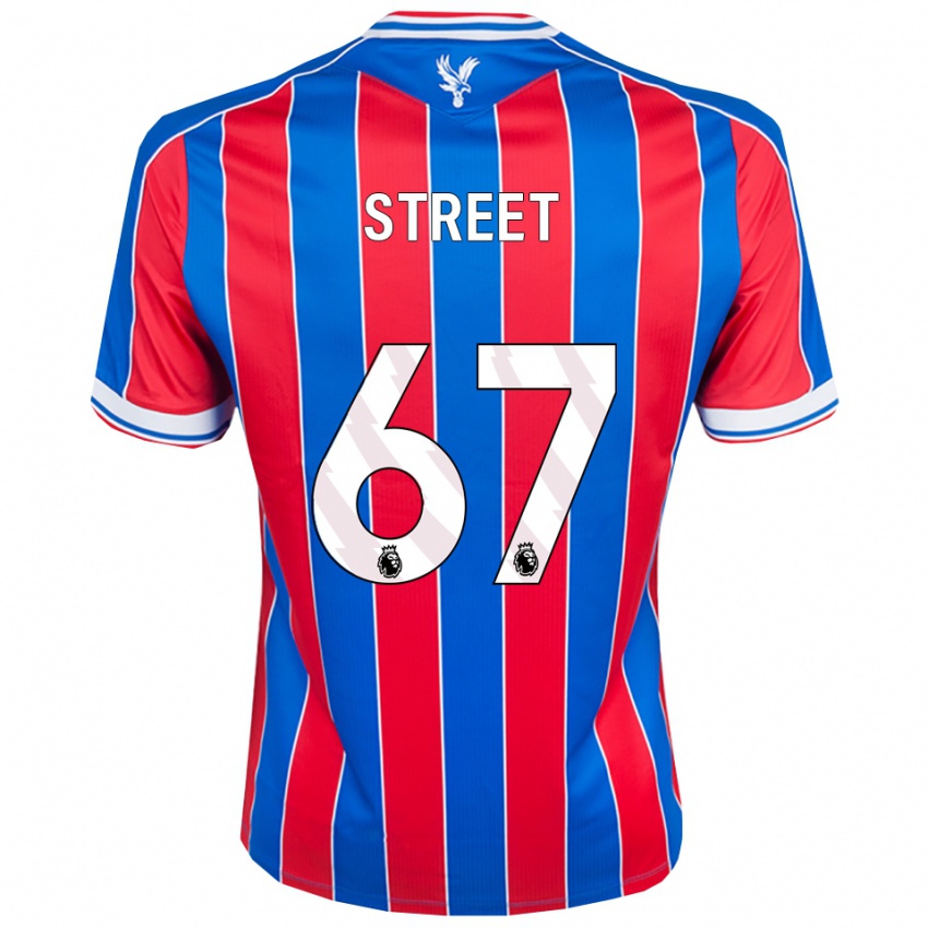 ילדים Rob Street #67 כחול אדום לבן ג'רזי ביתית 2025/26 חולצה קצרה