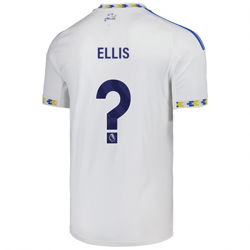 ילדים מייסי אליס #0 לבן כחול ג'רזי ביתית 2025/26 חולצה קצרה