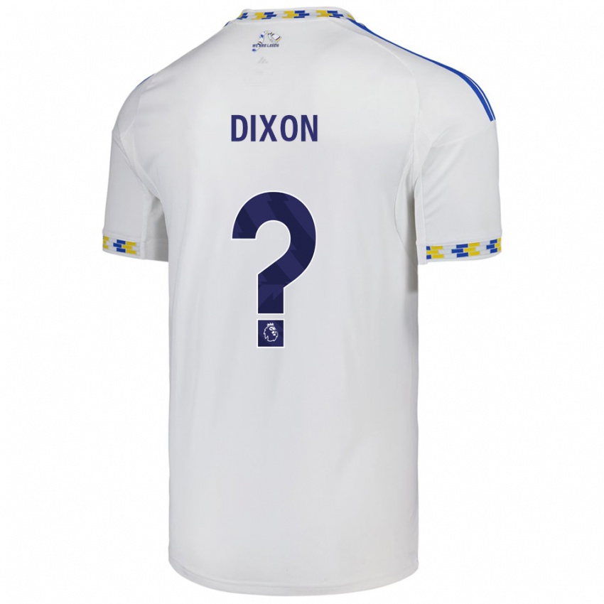 ילדים קלואי דיקסון #0 לבן כחול ג'רזי ביתית 2025/26 חולצה קצרה