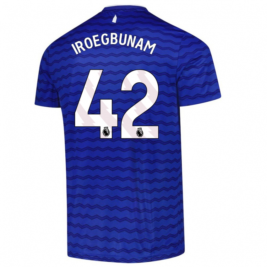 ילדים טים אירוגבונם #42 כחול נייבי ג'רזי ביתית 2025/26 חולצה קצרה
