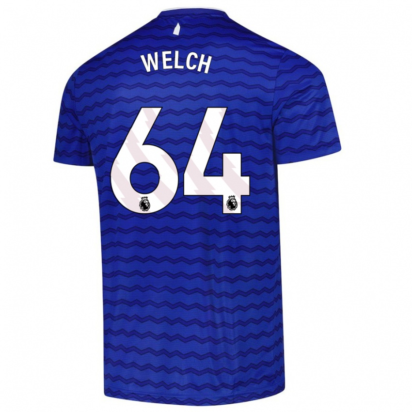 ילדים ריס ולץ׳ #64 כחול נייבי ג'רזי ביתית 2025/26 חולצה קצרה