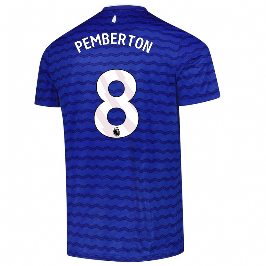 ילדים Dafi-Tomos Pemberton #8 כחול נייבי ג'רזי ביתית 2025/26 חולצה קצרה
