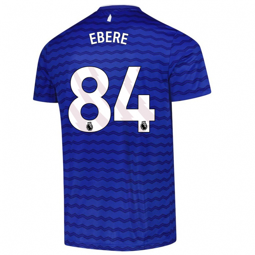 ילדים קובי אברה #84 כחול נייבי ג'רזי ביתית 2025/26 חולצה קצרה