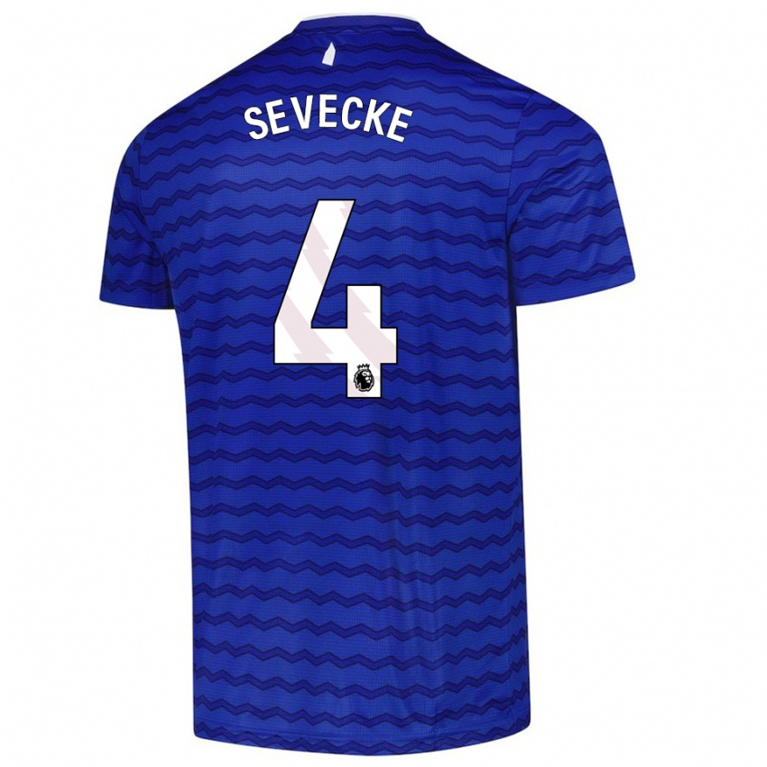ילדים ריקה סווקה #4 כחול נייבי ג'רזי ביתית 2025/26 חולצה קצרה