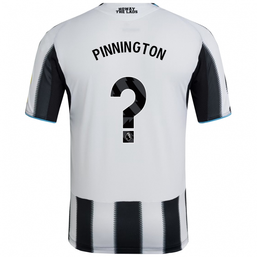 ילדים סם פינינגטון #0 שחור לבן ג'רזי ביתית 2025/26 חולצה קצרה