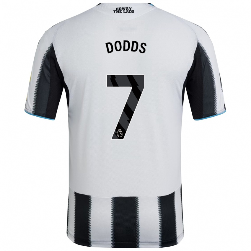 ילדים טיילר דודס #7 שחור לבן ג'רזי ביתית 2025/26 חולצה קצרה