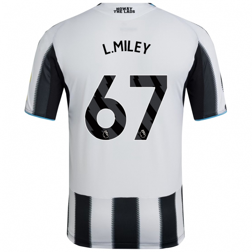 ילדים לואיס מיילי #67 שחור לבן ג'רזי ביתית 2025/26 חולצה קצרה