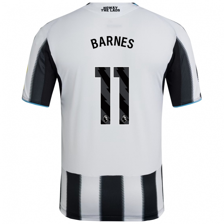 ילדים הארווי בארנס #11 שחור לבן ג'רזי ביתית 2025/26 חולצה קצרה