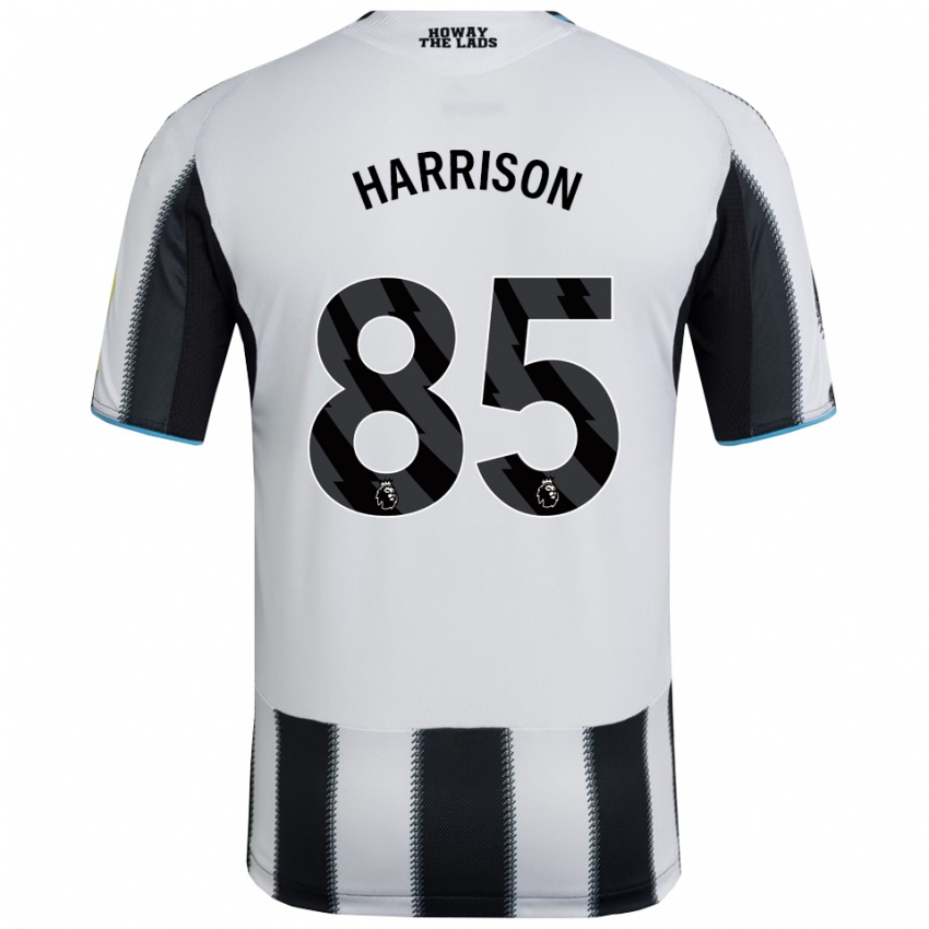 ילדים אדם הריסון #85 שחור לבן ג'רזי ביתית 2025/26 חולצה קצרה