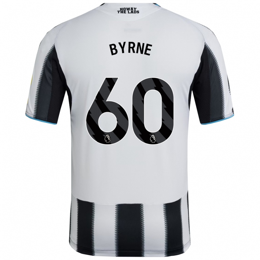 ילדים ריס ביירן #60 שחור לבן ג'רזי ביתית 2025/26 חולצה קצרה