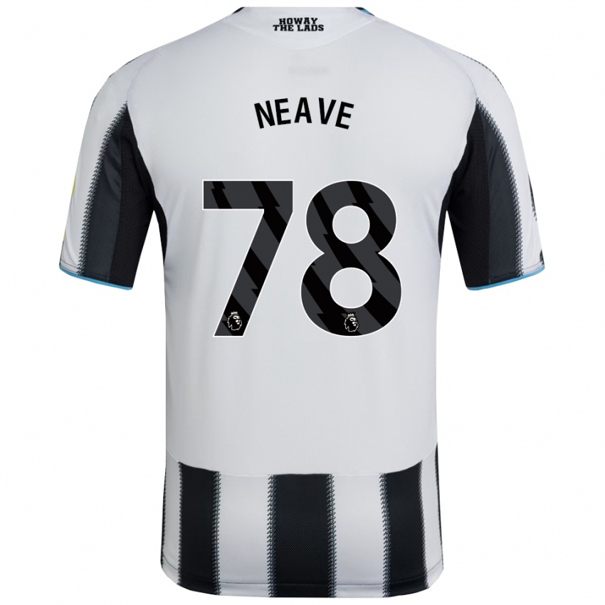 ילדים שון תומס ניב #78 שחור לבן ג'רזי ביתית 2025/26 חולצה קצרה