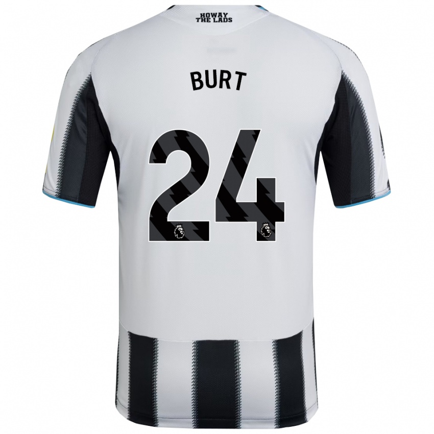 ילדים דייזי ברט #24 שחור לבן ג'רזי ביתית 2025/26 חולצה קצרה