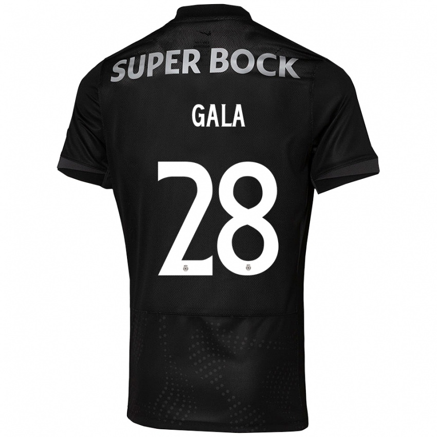 ילדים Jacynta Galabadaarachchi #28 שחור לבן הרחק ג'רזי 2025/26 חולצה קצרה