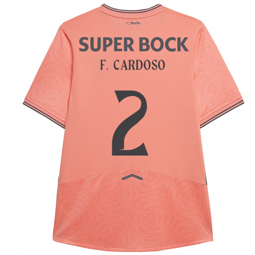 ילדים פאביו רפאל רודריגס קרדוסו #2 ורוד נייבי הרחק ג'רזי 2025/26 חולצה קצרה