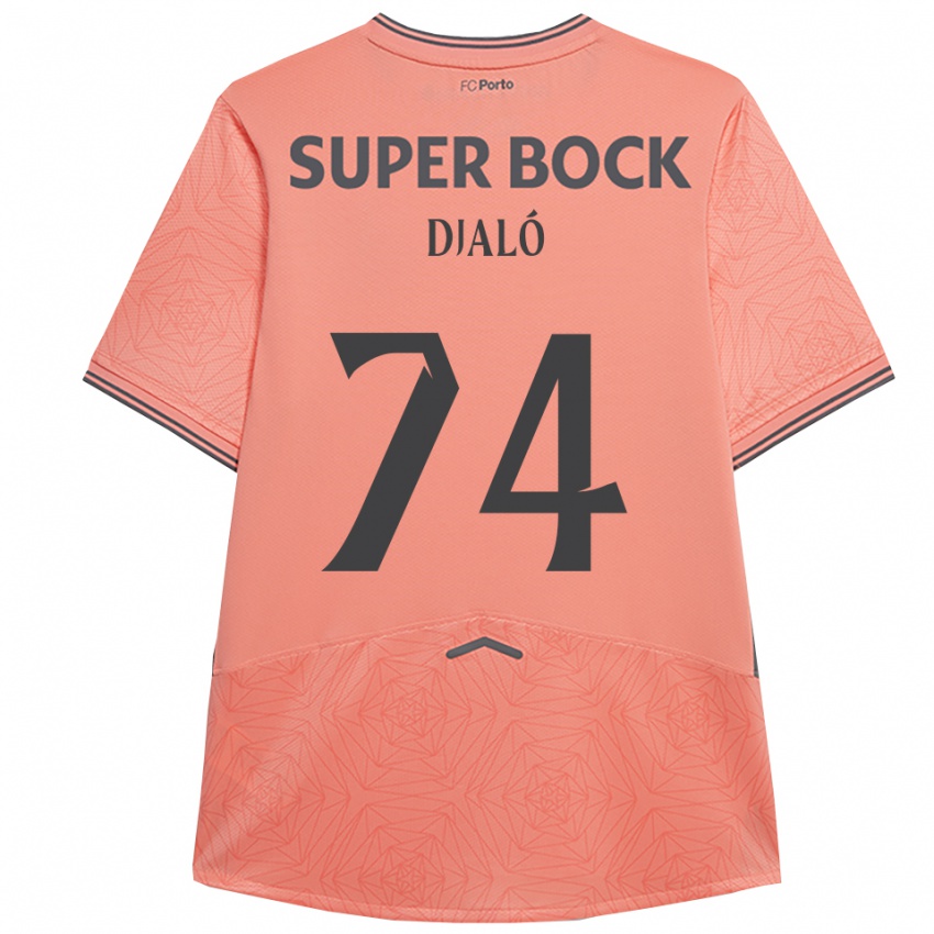 ילדים אוסומנה דג'לו #74 ורוד נייבי הרחק ג'רזי 2025/26 חולצה קצרה