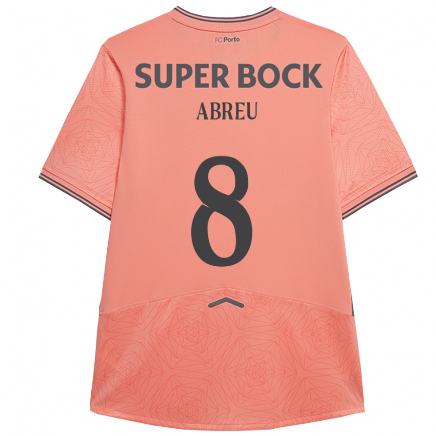 ילדים João Abreu #8 ורוד נייבי הרחק ג'רזי 2025/26 חולצה קצרה