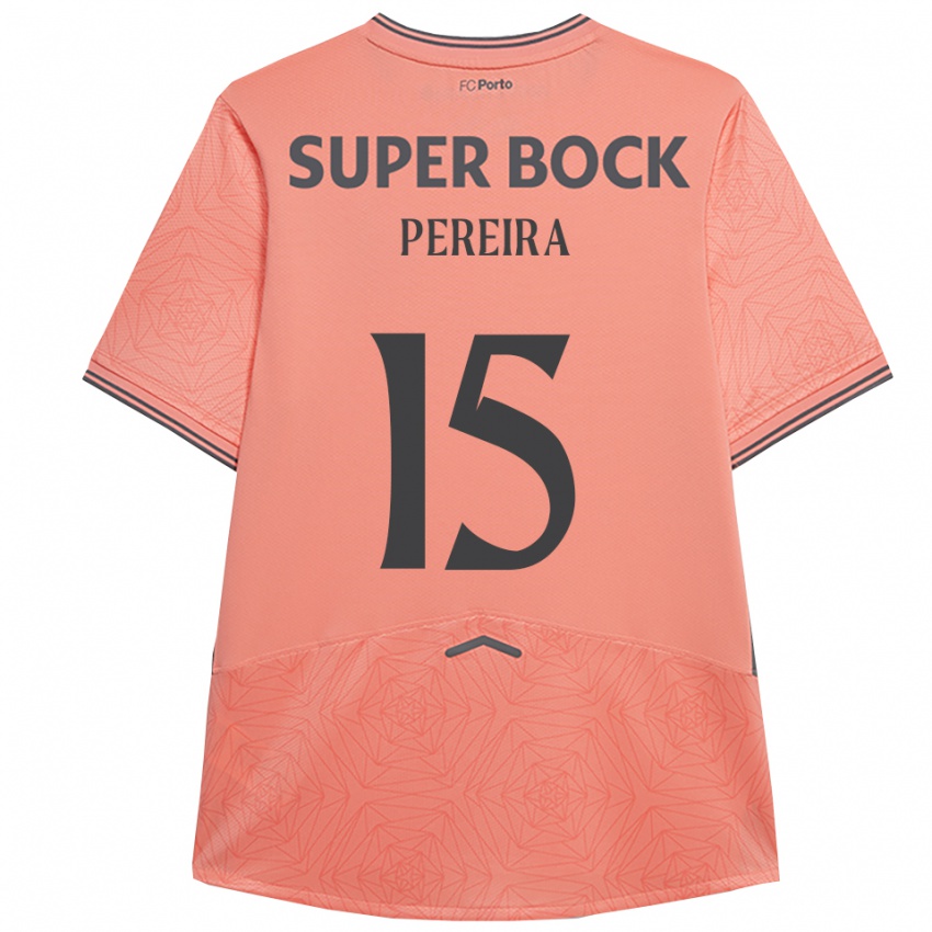 ילדים יואן דה סילבה פריירה #15 ורוד נייבי הרחק ג'רזי 2025/26 חולצה קצרה