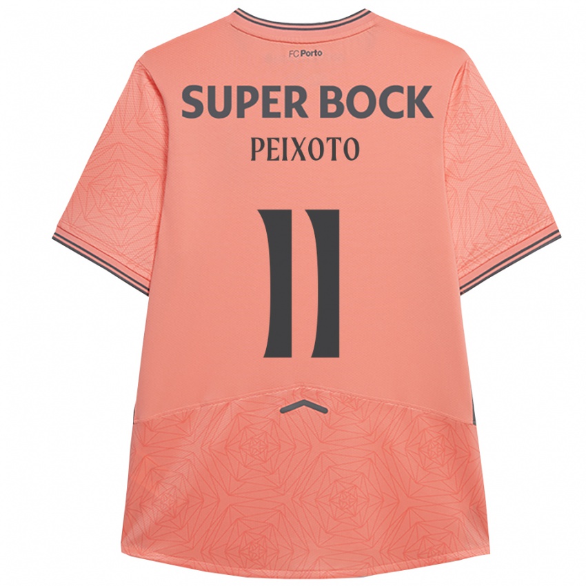 ילדים Tommy Peixoto #11 ורוד נייבי הרחק ג'רזי 2025/26 חולצה קצרה