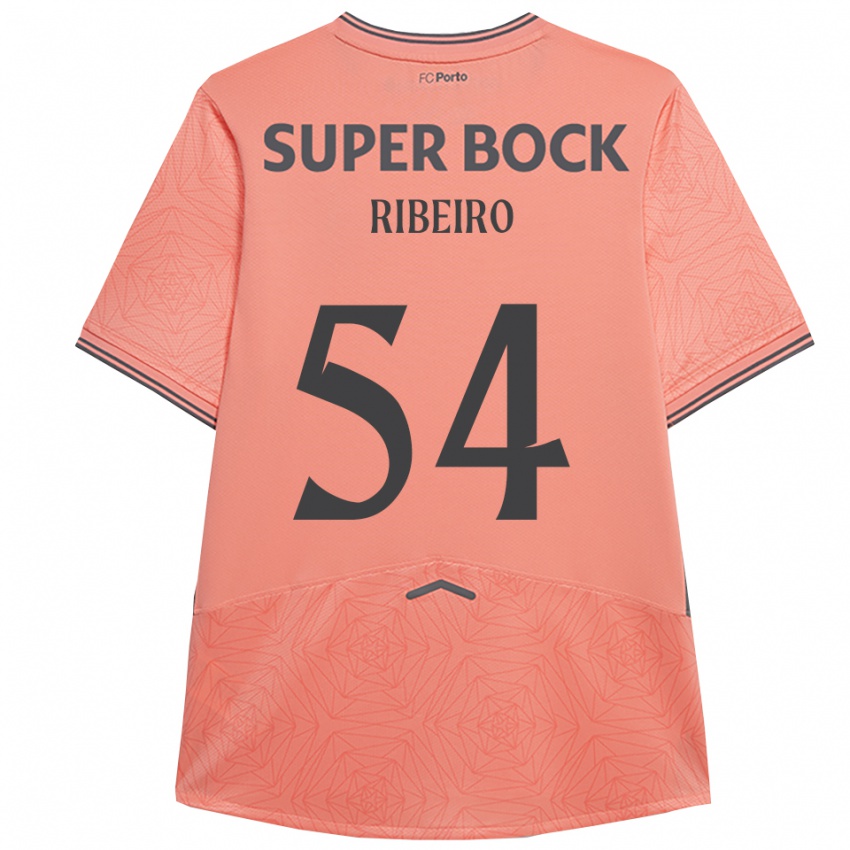 ילדים António Ribeiro #54 ורוד נייבי הרחק ג'רזי 2025/26 חולצה קצרה