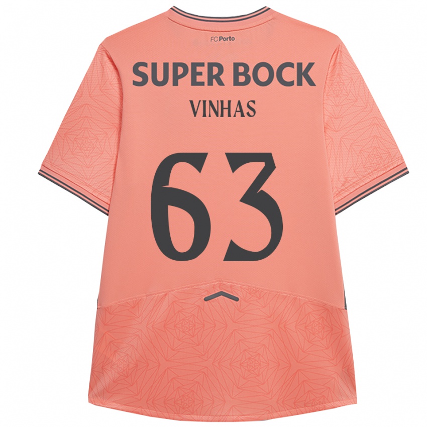 ילדים דייוויד מוטה וינהאס #63 ורוד נייבי הרחק ג'רזי 2025/26 חולצה קצרה