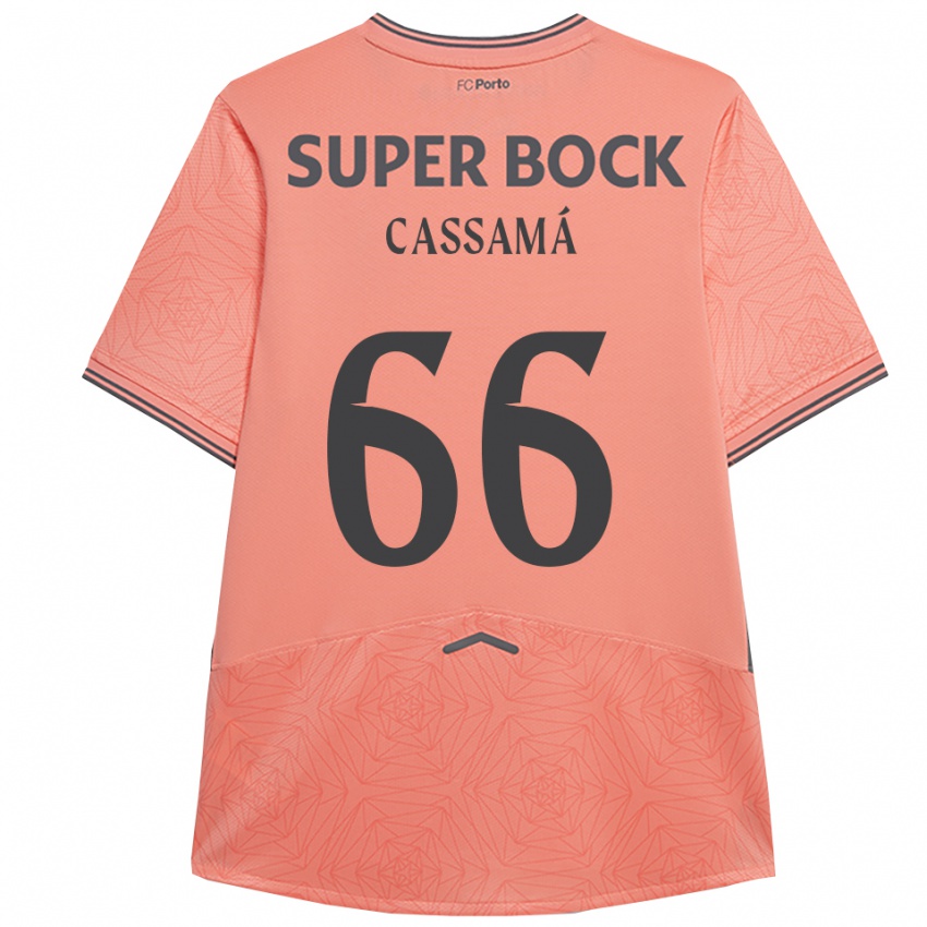 ילדים אדרמאן קסאמה #66 ורוד נייבי הרחק ג'רזי 2025/26 חולצה קצרה