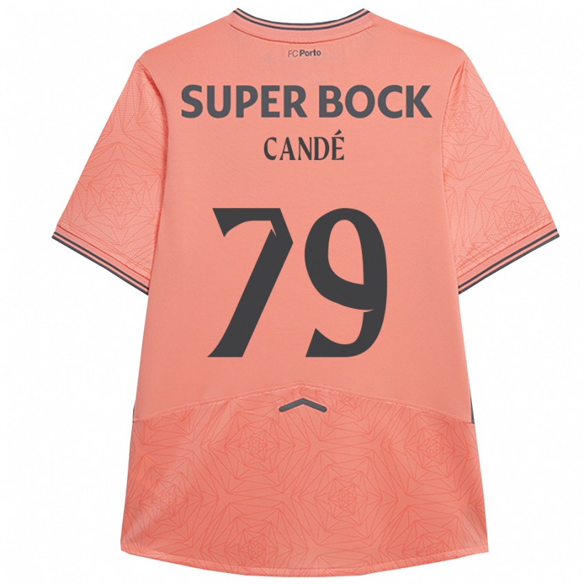 ילדים אומארו קאנדה #79 ורוד נייבי הרחק ג'רזי 2025/26 חולצה קצרה