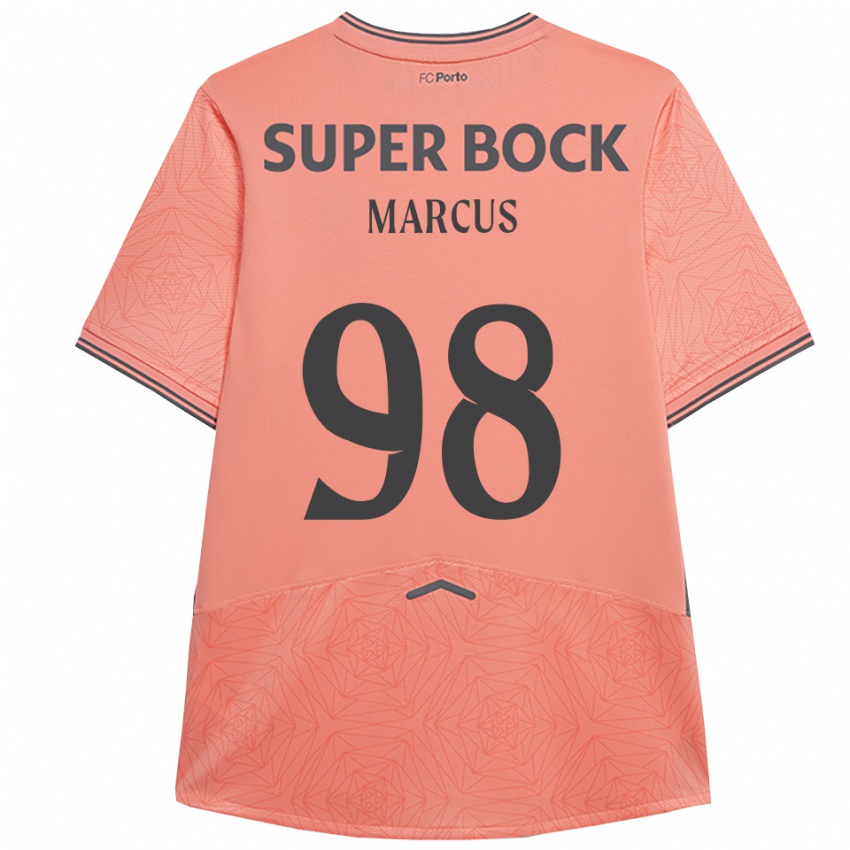 ילדים אברהם מרקוס #98 ורוד נייבי הרחק ג'רזי 2025/26 חולצה קצרה