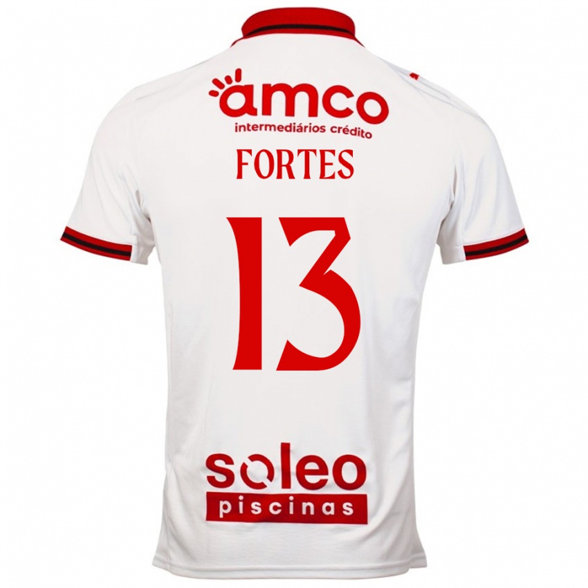 ילדים מלאני פורטס #13 לבן אדום הרחק ג'רזי 2025/26 חולצה קצרה