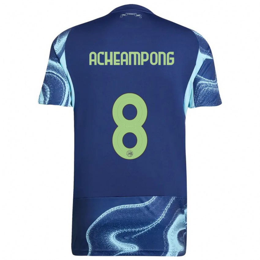 ילדים לוי אצ׳ימפונג #8 נייבי תכלת הרחק ג'רזי 2025/26 חולצה קצרה