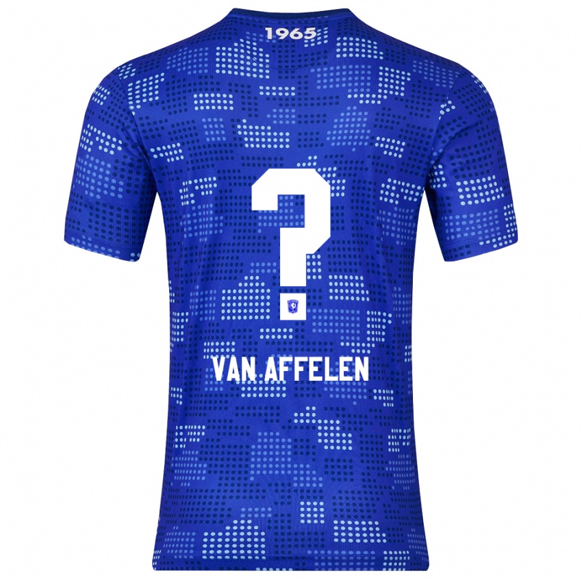 ילדים Pim Van Affelen Van Saemsfoort #0 כחול תכלת הרחק ג'רזי 2025/26 חולצה קצרה