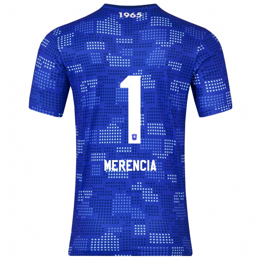 ילדים Leandro Merencia #1 כחול תכלת הרחק ג'רזי 2025/26 חולצה קצרה