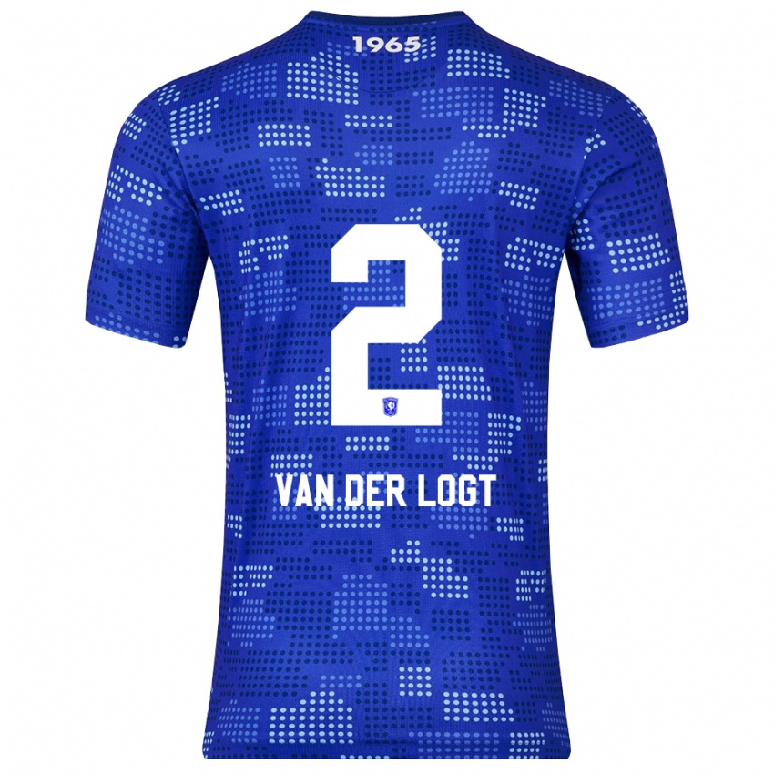ילדים Jim Van Der Logt #2 כחול תכלת הרחק ג'רזי 2025/26 חולצה קצרה