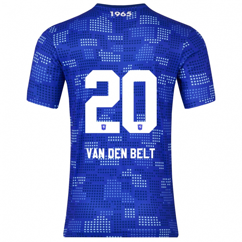 ילדים תומאס ואן דן בלט #20 כחול תכלת הרחק ג'רזי 2025/26 חולצה קצרה