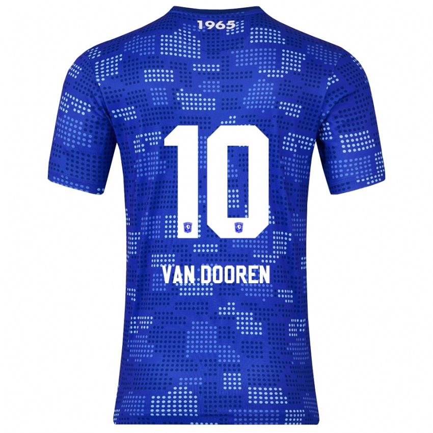 ילדים קיילי ואן דורן #10 כחול תכלת הרחק ג'רזי 2025/26 חולצה קצרה