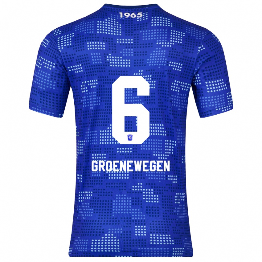 ילדים לין חרונבייחן #6 כחול תכלת הרחק ג'רזי 2025/26 חולצה קצרה