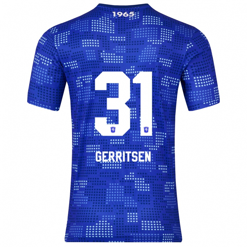 ילדים Yannick Gerritsen #31 כחול תכלת הרחק ג'רזי 2025/26 חולצה קצרה