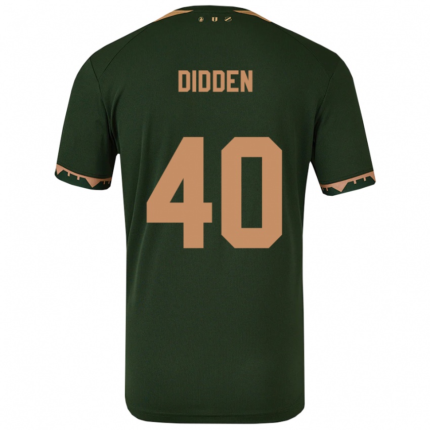 ילדים מאטיס דידן #40 ירוק זהב הרחק ג'רזי 2025/26 חולצה קצרה